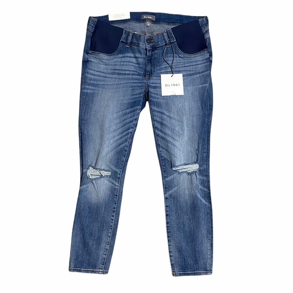 NEW DL1961 Florence Ankle Maternity Skinny Jeans - Picture 3 of 15